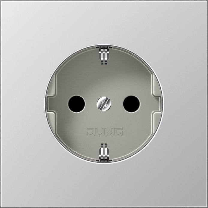 Jung - Abdeckung/Bedienelement für Installationsschalterprogramme Zentralplatte AL 2520 KI PL