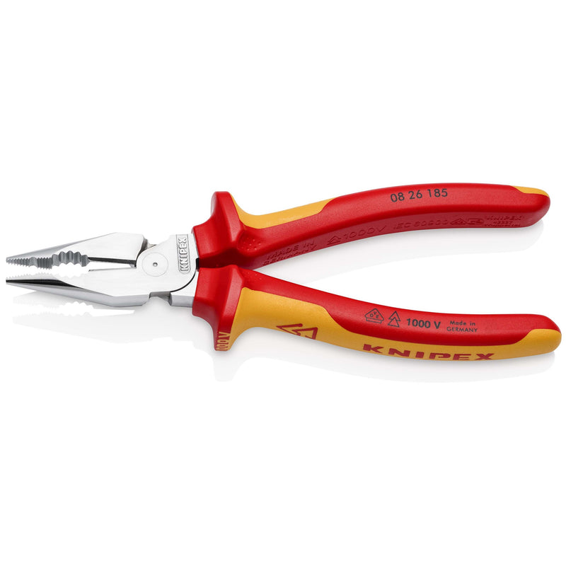 Knipex - Kombizange Spitzkombizange 08 26 185 SB VDE geprüft