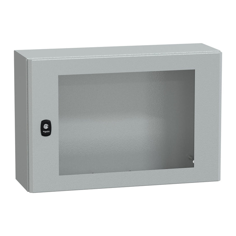 Schneider Electric - Gehäuse/Schaltschrank (leer) Wandschrank RAL 7035 NSYS3D4620T 400x600x200 Sichttür