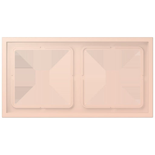 Jung - Abdeckrahmen Rahmen 2-fach LCZ 982 BF 234 locre rouge clair