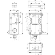 Schmersal - Magnetischer Näherungsschalter Sicherheits-Sensor BNS 16-12zD − 1 Stück
