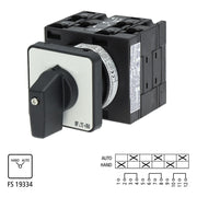 Eaton - Steuerschalter Umschalter T3 32A Einbau T3-3-15453/E rastend o. 0-Stell