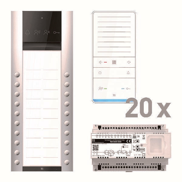 TCS Tür Control - Türsprech-Set audio:pack ASA130220 PAAF202/008 ISW6031 20WE AP
