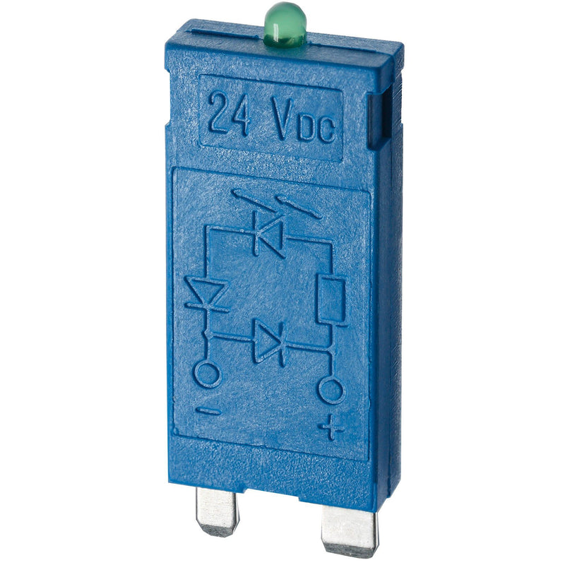 Finder - Baustein für Schutzbeschaltung Anzeigemodul 99.01.0.024.59 6-24VAC/DC − 10 Stück
