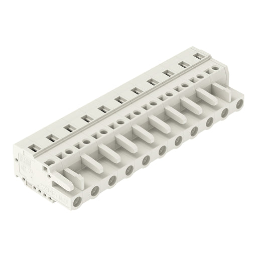 WAGO - Kabelsteckverbinder für Leiterplattensteckverbinder 1-Leiter-Federleiste 721-211/026-000 CAGECLAMP 2,5mm²,lgr − 25 Stück