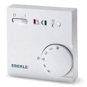 Eberle Controls - Raumthermostat/Uhrenthermostat Raumregler RTR R1T 5-30C, AC230V