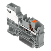 WAGO - Neutralleitertrenn-Reihenklemme Potentialausgleichsklemme 2206-7111 6 mm²,Push − 50 Stück