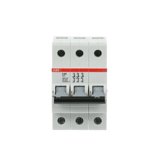 ABB Stotz S&J - Schalter für Reiheneinbau Trennschalter E203/32G Schaltgriff grau