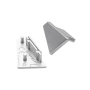 Brumberg Leuchten - Mechanisches Zubehör/Ersatzteile für Leuchten Endstück für Eckprofil 53070260 silber