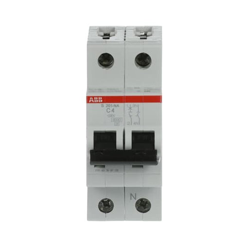ABB Stotz S&J - Leitungsschutzschalter Sicherungsautomat S201-C4NA 6 kA, 4 A, 1P+NA
