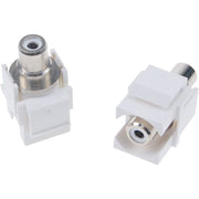 Peha - Einsatz/Abdeckung für Kommunikationstechnik Keystone Cinchbuchse D 1951.02 RCA reinweiß