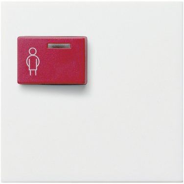 Gira - Zentralelement Klinikinstallation Abdeckung f. Rufmodul 022603 Tast. rw gl