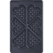 Tefal - Zubehör/Ersatzteile für Kochgerät/Backgerät Platten Nr.6Herzwaffel XA 8006 sw/eds f.Snack Collection − 3 Stück