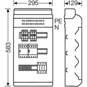 Hensel - Verteilerschrank für Energieversorgung Ladeverteiler KV EV 11kW 2101 f.2 Ladep. a 11kW