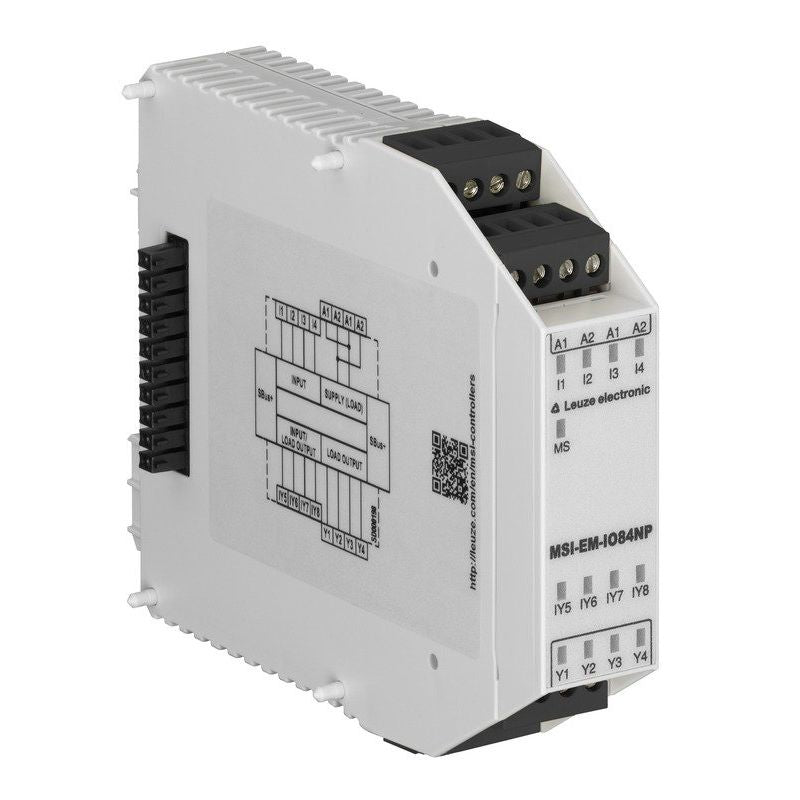 Leuze - SPS-Digitales Ein-/Ausgangs-Modul I/O-Modul MSI-EM-IO84NP-01 Nicht-sicheres − 1 Stück