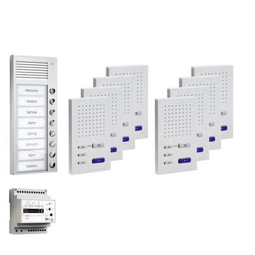 TCS Tür Control - Türsprech-Set Paketlösung AP 8WE PPAF08-EN/02 z.hörerl.Freisprech