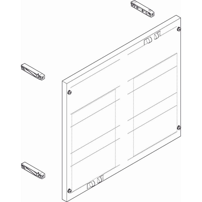 ABN - Verteilerfeld für Installationsverteiler ESPRO-Modul MT23512 tief BxH:250x450mm