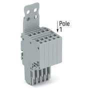 WAGO - Ein- und mehrpolige Klemmenleiste 2-Leiter-Federleiste 2020-205/143-000 CAGECLAMP,1,5mm²,gr − 50 Stück