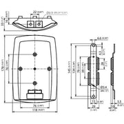 DEHN - Überspannungsableiter für Informations-/MSR-Technik ÜS-Ableiter DEHNpatch DPA CLE IP66 mit 2 RJ45-Buchsen