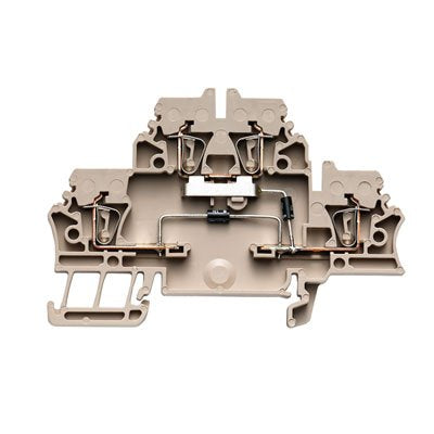 Weidmüller - Bauelement-Reihenklemme Klemme mit Einbau ZDK 2.5/D/6 − 50 Stück