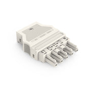 WAGO - Steckverbinder für steckbare Gebäudeinstallation Buchse 770-125 2x0,5-4mmq weiß − 25 Stück