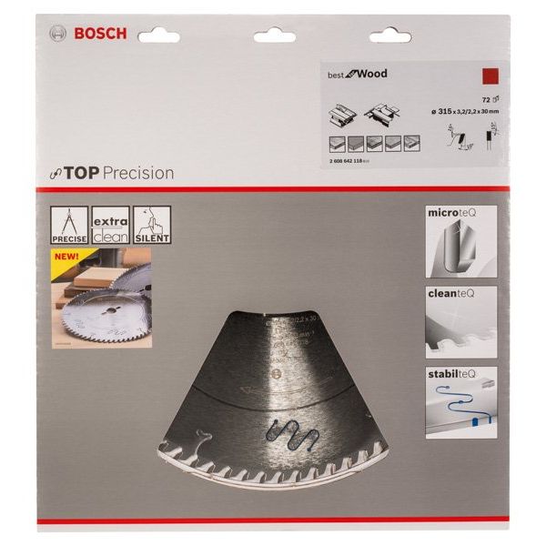 Bosch - Kreissägeblatt Top 2608642118 Precision Best for