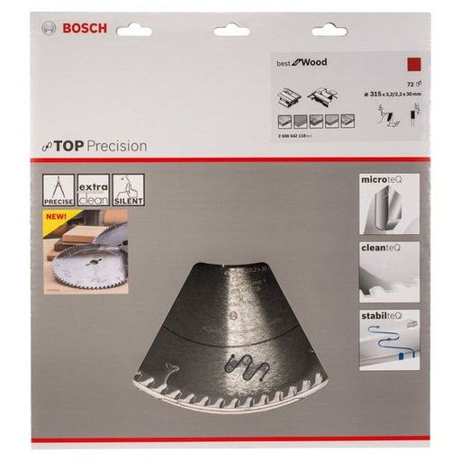 Bosch - Kreissägeblatt Top 2608642118 Precision Best for