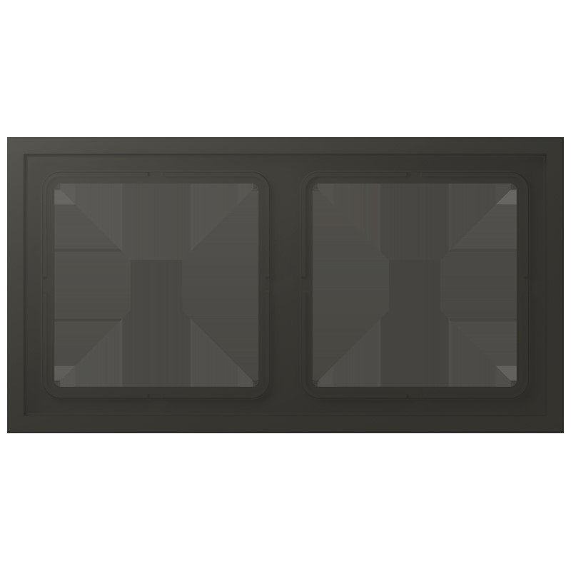 Jung - Abdeckrahmen Rahmen 2-fach LCZ 982 BF 259 ombre naturelle 59