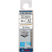 Bosch - Bohrer PRO Stainless Steel HSS-Co 2608588091 Spiralbohrer 3,7 x