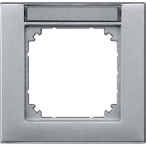Merten - Abdeckrahmen Rahmen 1f.alu 476160 beschriftbar