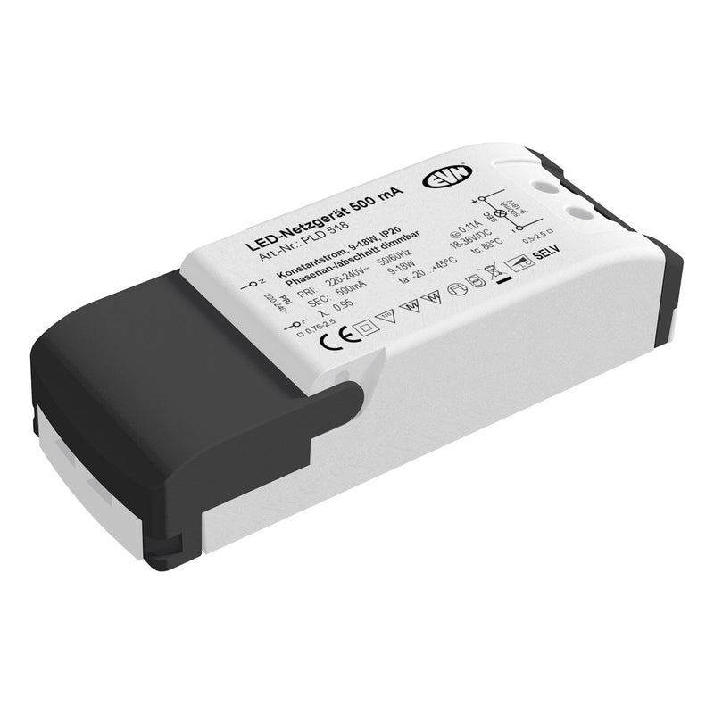EVN Lichttechnik - LED-Betriebsgerät LED-Netzgerät PLD 518 500mA 5-18 W