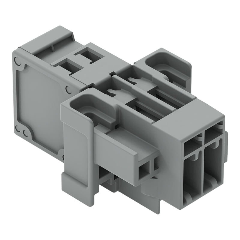 WAGO - Ein- und mehrpolige Klemmenleiste 1-Leiter-Stiftleiste 769-602/004-000 CAGECLAMP,4mm²,gr − 100 Stück