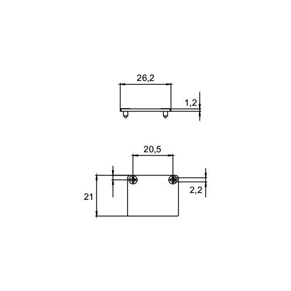 Brumberg Leuchten - Mechanisches Zubehör/Ersatzteile für Leuchten Endstück 88482080