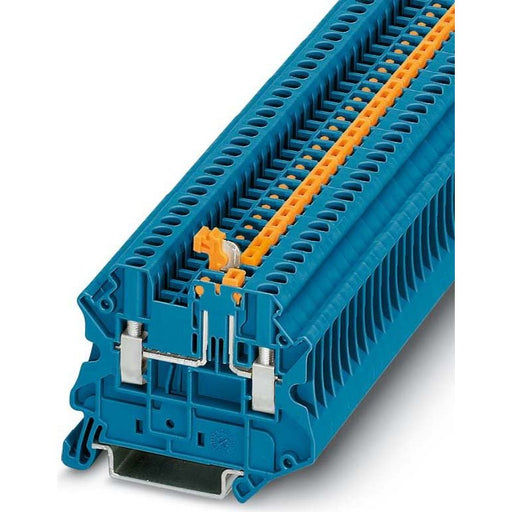 Phoenix Contact - Trenn- und Messtrenn-Reihenklemme Universal-Klemme UT 2,5-MT P/P BU − 50 Stück