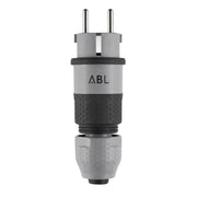 ABL - Schutzkontaktstecker Pro Stecker 100000070 1530 SK+F/B SV gr-sw