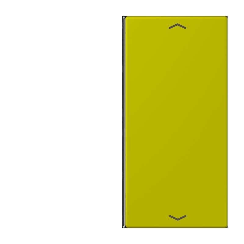 Jung - Abdeckung/Bedienelement für Installationsschalterprogramme Taste 2fach m. Pfeilsymb. LC 402 TSAP 249 vert olive vif
