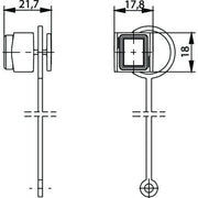 Telegärtner - Staubschutz für Steckverbindungen STX V4 Flanschschutzkappe 100022774