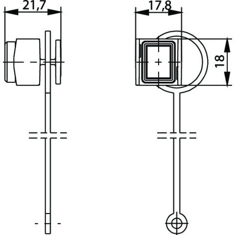 Telegärtner - Staubschutz für Steckverbindungen STX V4 Flanschschutzkappe 100022774