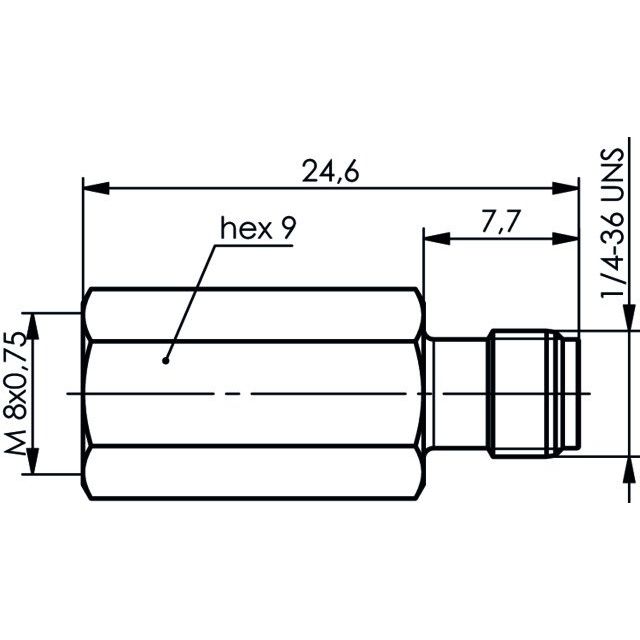 Telegärtner - Koax-Kupplung Adapter FME-SMA (M-F) 100025659 − 5 Stück