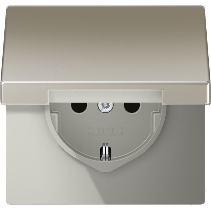 Jung - Steckdose SCHUKO-Steckdose 16A 250V ES 1520 KIKL Klappdeckel
