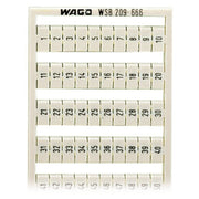 WAGO - Klemmenmarkierung WSB-Bezeichnungssystem 209-666 S: 1-50 (2x) − 5 Stück