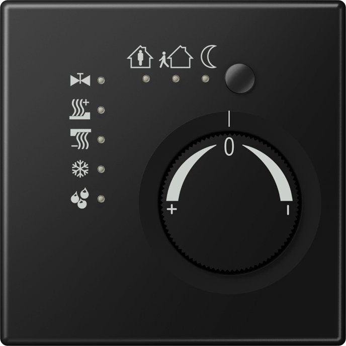 Jung - Bussystem-Raumtemperaturregler KNX-Stetigregler Serie LS LS 2178 SWM graphitschwarz matt