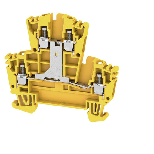 Weidmüller - Durchgangs-Reihenklemme Klemme WDK 2.5V GE Schraubansch.,2.5mm² − 50 Stück