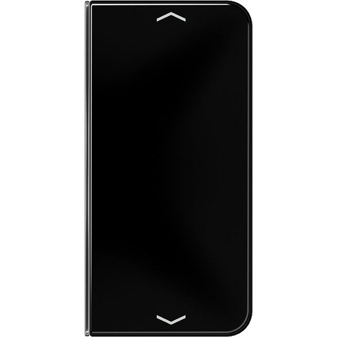 Jung - Abdeckung/Bedienelement für Installationsschalterprogramme Taste 2-fach sw CD 402 TSAP SW Symbol Auf/Ab