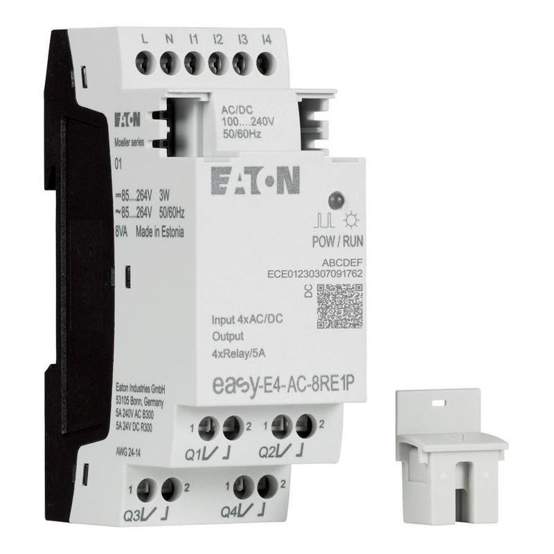 Eaton - Logikmodul Ein-/Ausgangserweiterung EASY-E4-AC-8RE1P easyE4 100-240V AC