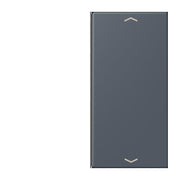Jung - Abdeckung/Bedienelement für Installationsschalterprogramme Taste 2fach m. Pfeilsymb. LC 402 TSAP 262 gris fonce 59