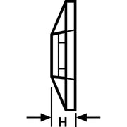 HellermannTyton - Befestigungssockel und -element für Kabelbinder Befestigungssockel MB4CA-N66-NA-C1 − 100 Stück
