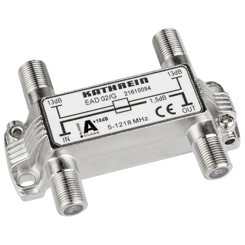 Kathrein - Abzweiger und Verteiler F-Abzweiger 2f. EAD 02/G 5-1218 MHz 12,5dB