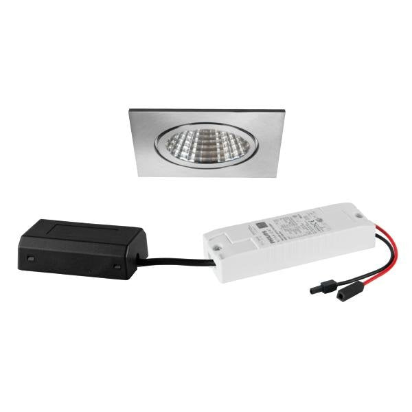 Brumberg Leuchten - Downlight/Strahler/Flutlicht LED-Einbaudownlight 230V 41476423 3000K quadratisch