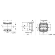 Bals Elektrotech - Zubehör/Ersatzteile für CEE-Steckvorrichtungen (IEC 60309) Klappfenster 5894 m.Berührungsschutz